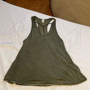 Free People Green Tank Top
